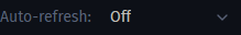 Auto refresh toggle for saved queries